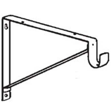 Knape & Vogt Knape & Vogt Mfg RP-0045-WT Shelf & Rod Bracket White 6857510